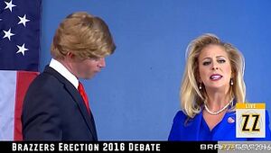 Donald Drumpf humps Hillary Clayton during a argument