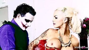 The Joker Pornography Parody Gang Hump with 4 flawless Teenager Gals